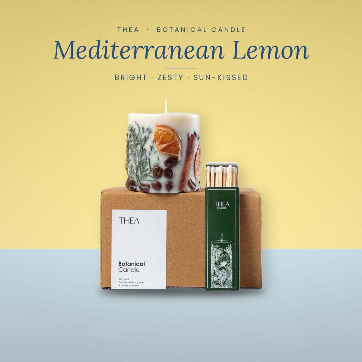 COFFEE MINI Mediterranean Lemon – Thea candle