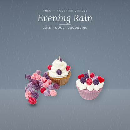 CUPCAKE (PACK OF 2) Evening Rain – Thea candle