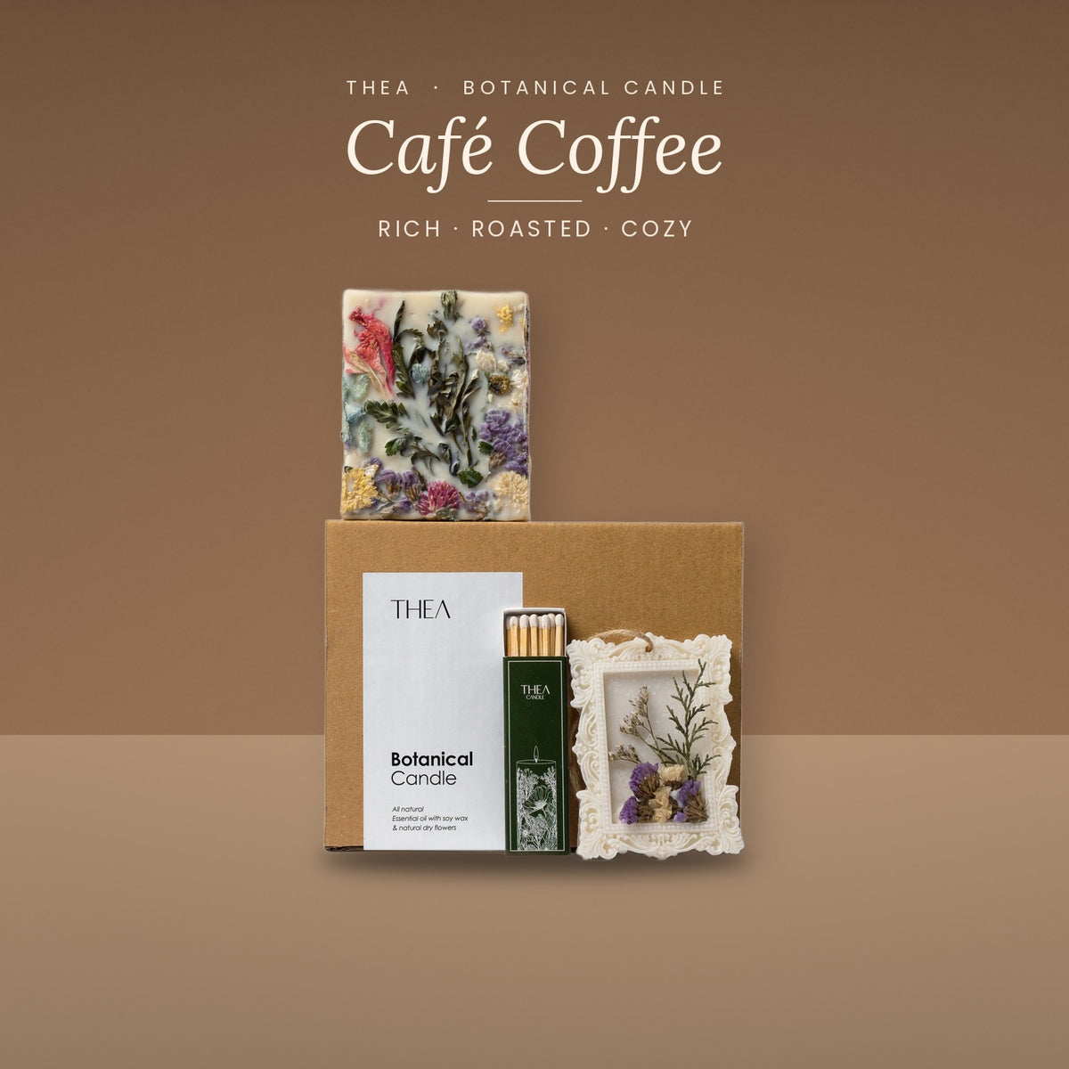 FLORA SQUARE Café Coffee – Thea candle