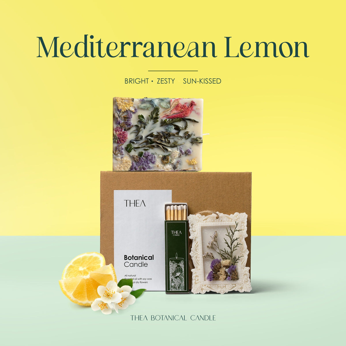 FLORA SQUARE Mediterranean Lemon gift set