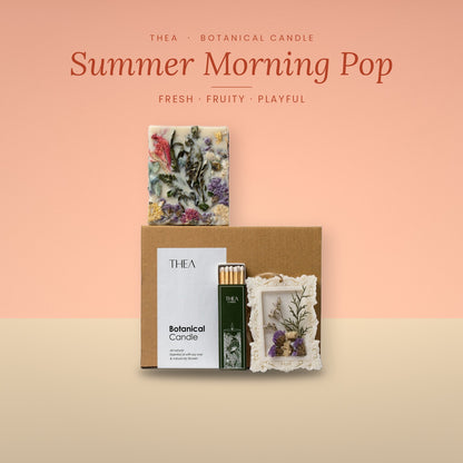 FLORA SQUARE Summer Morning Pop – Thea candle