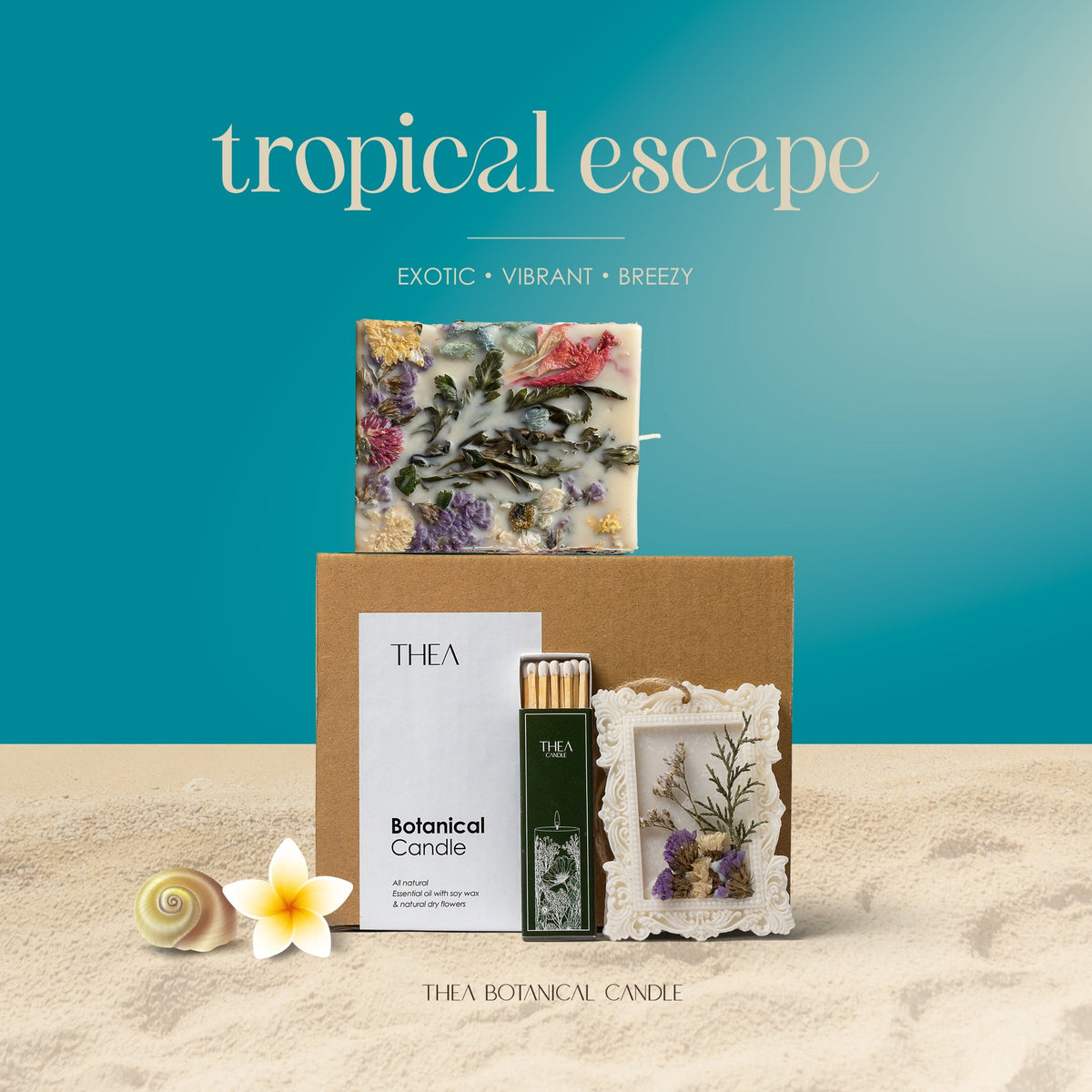 FLORA SQUARE Tropical Escape gift set