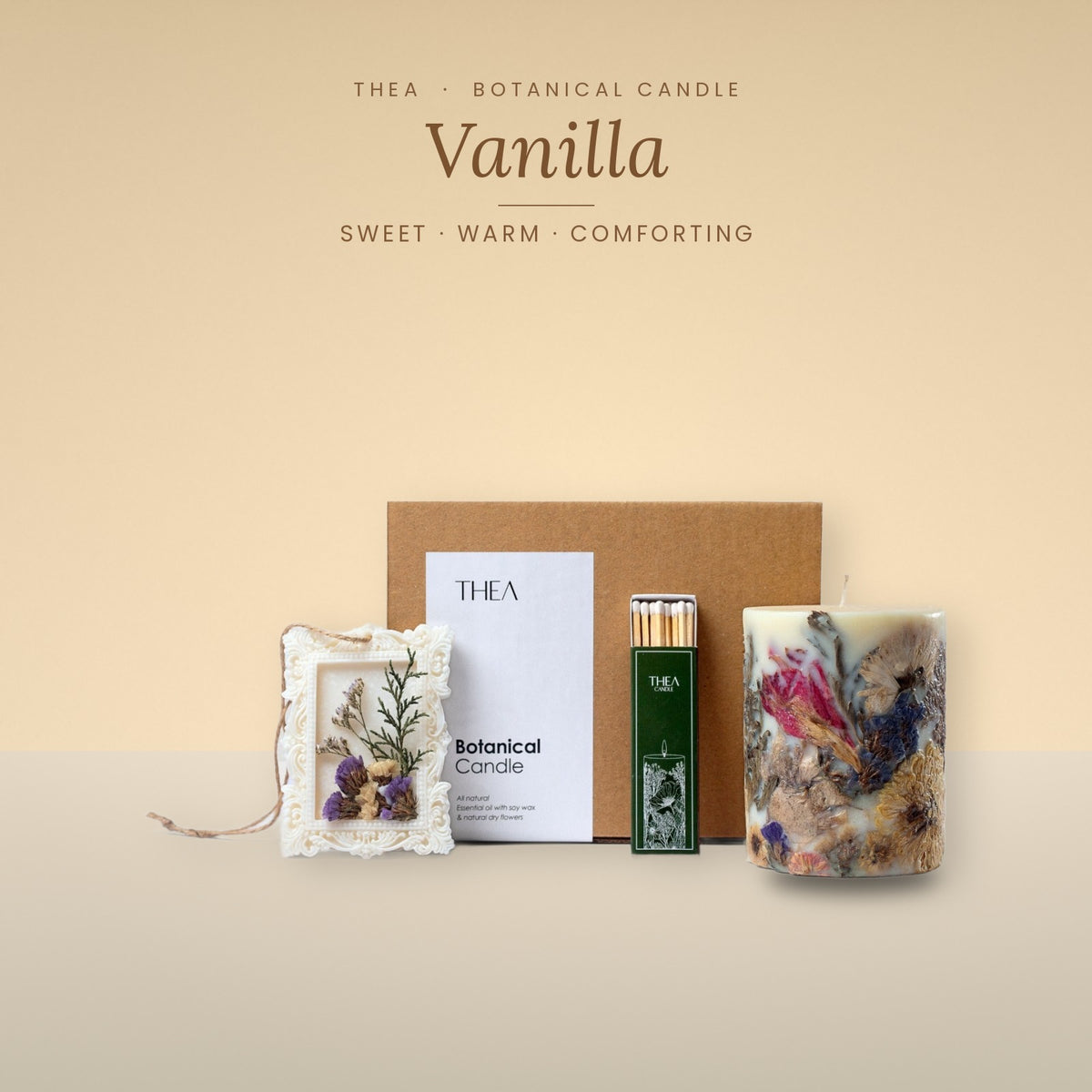 FLORA Vanilla – Thea candle